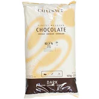 Belgian Dark Chocolate Baking Callets (Chips) - 52.3 %