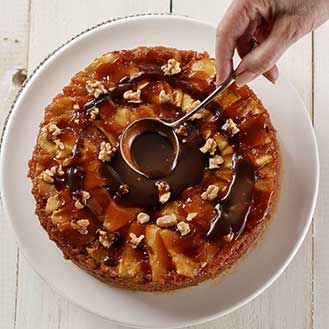 Caramel Upside Down Cake Recipe  | Gourmet Food Store