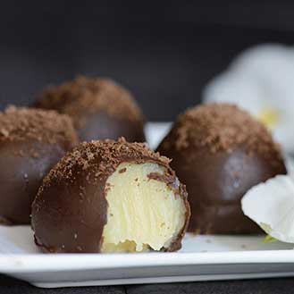 Champagne Chocolate Cake Ball Truffles Recipe