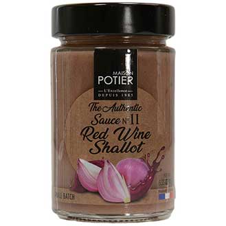 Christian Potier Shallot and Red Wine Sauce | Gourmet Food World