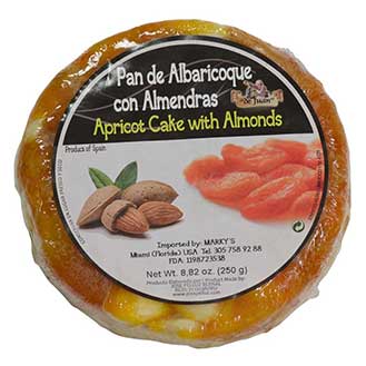 Apricot Cake with Almonds