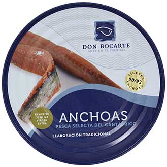 Anchovies in Extra Virgin Olive Oil
