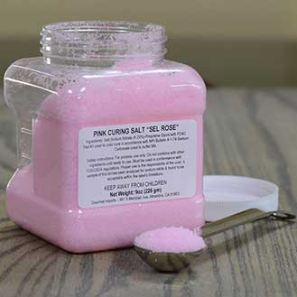 D.Q. Pink Curing Salt in a Twist Off Jar