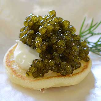 Emperior Osetra Karat Russian Caviar Amber