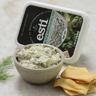 Greek Spinach and Artichoke Dip, with PDO Parmesan - Gluten Free