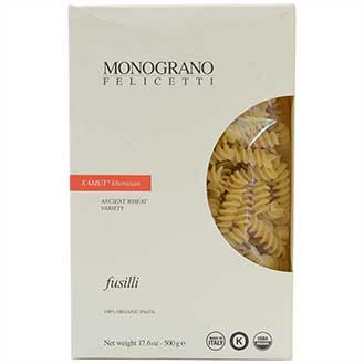 KAMUT® Khorasan Wheat Fusilli Pasta, Organic