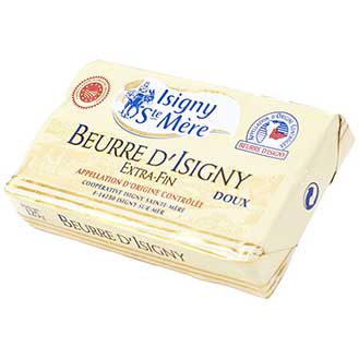 Beurre d'Isigny Butter Extra-Fin, Unsalted