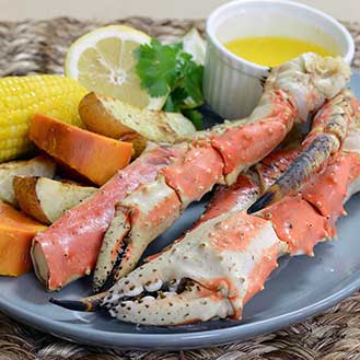 Surf 'N Turf - Tomahawk and Maine Lobster Tails - Vermont Wagyu