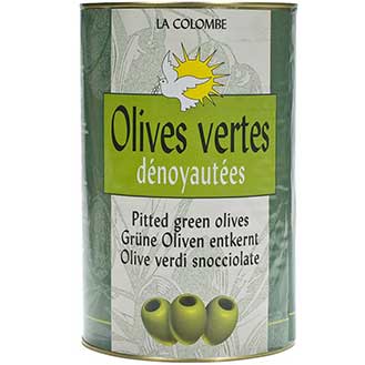 Pitted Green Olives - Olives Vertes