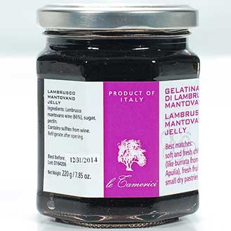 Lambrusco Mantovano Wine Jelly