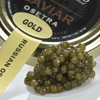 Osetra Golden Imperial Caviar - Malossol, Farm Raised