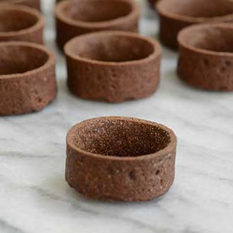 Mini Round Sweet Chocolate Tartlets - 1.5 Inch