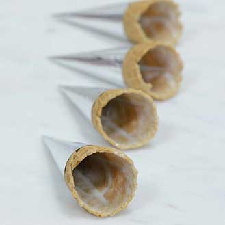 Mini Savory Coated Cones - 2.87 Inch x 1.1 Inch