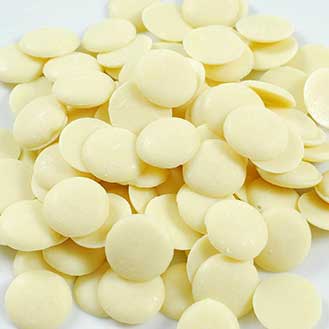 Noel White Chocolate Pistoles - 30%, Blanc