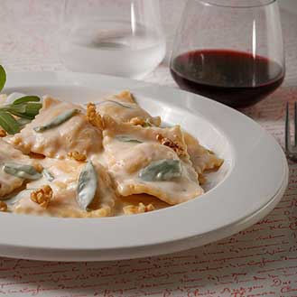 Pumpkin and Pancetta Ravioli Recipe