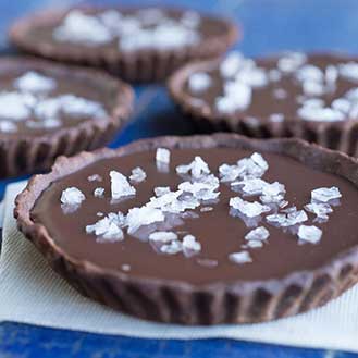 Sea Salt Chocolate Ganache Tart