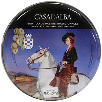 Traditional Assorted Spanish Cookies Gift Tin