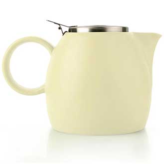 Tea Forte PUGG Ceramic Teapot - Orchid White
