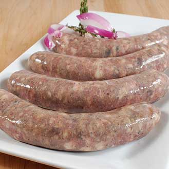 Duck & Pork Sausage with Figs