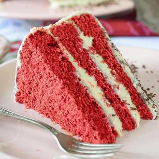 Three Layer Red Velvet Cake