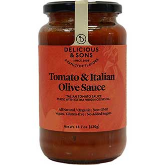 Tomato and Italian Olive Sauce, Organic