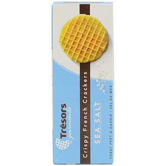 French Crispy Sea Salt Waffle Crackers