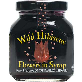 Wild Hibiscus Flowers in Syrup