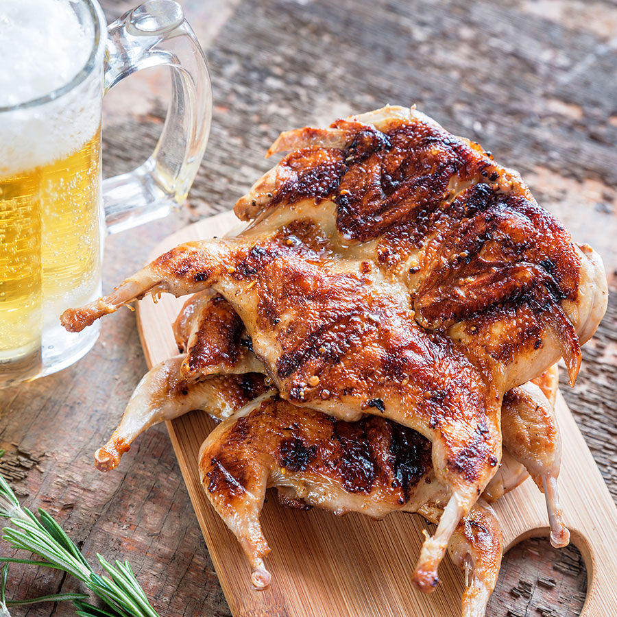 Grilled Marinated Quail Recipe | Gourmet Food Store