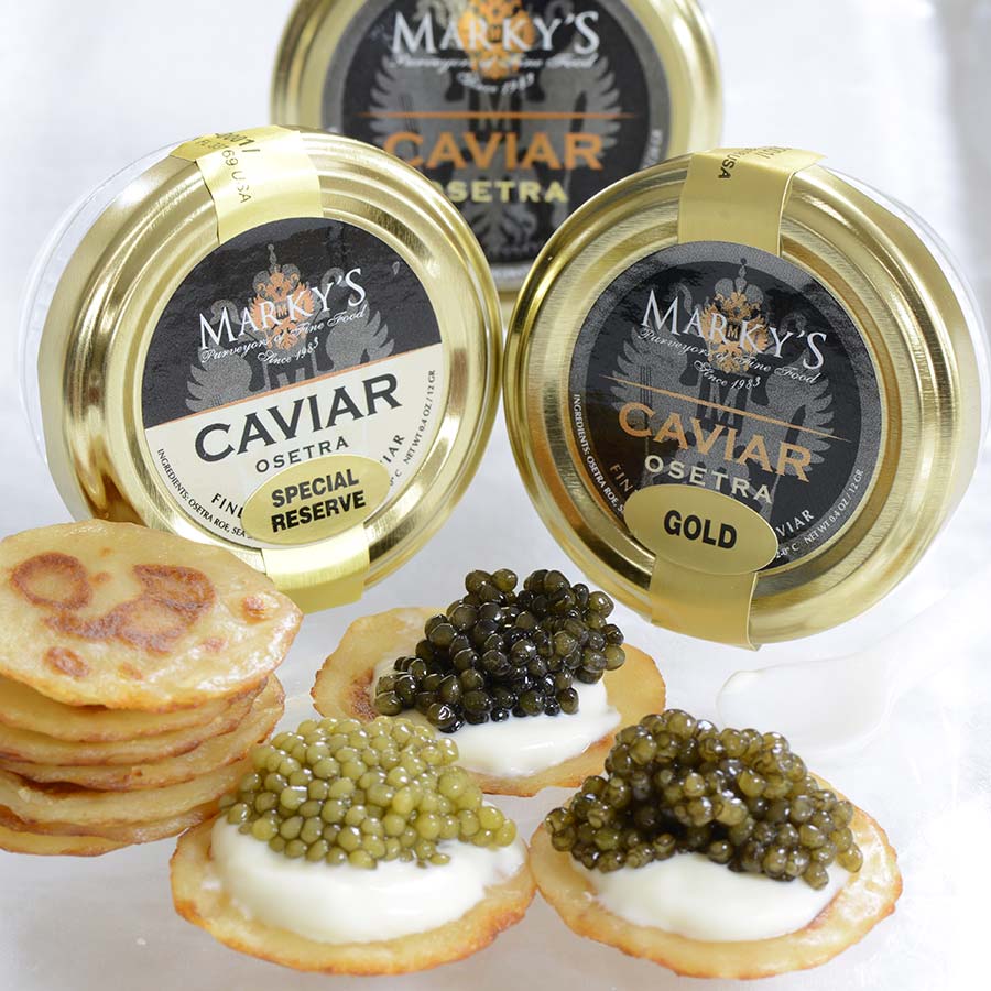 Osetra Caviar Sampler Gift Set Collection Buy Caviar Online