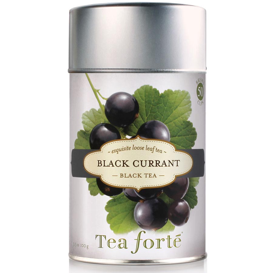 Tea Forte Black Currant Tea Blackberry Leaf Tea Leaves
