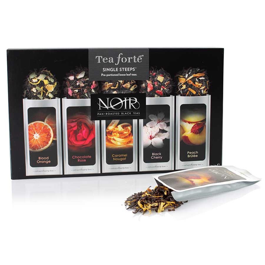 Tea Forte Noir Collection of Black Teas Single Steep Packs