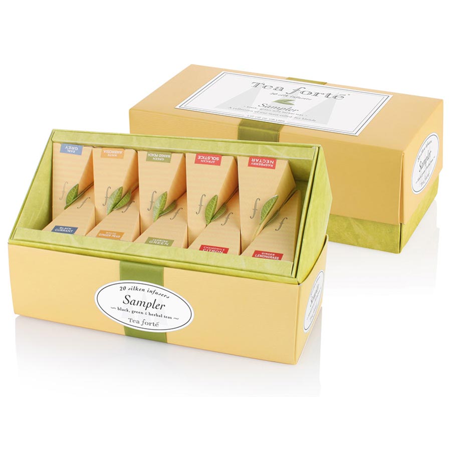 Tea Forte Tea Sampler Gift Set 10 Varieties of Tea