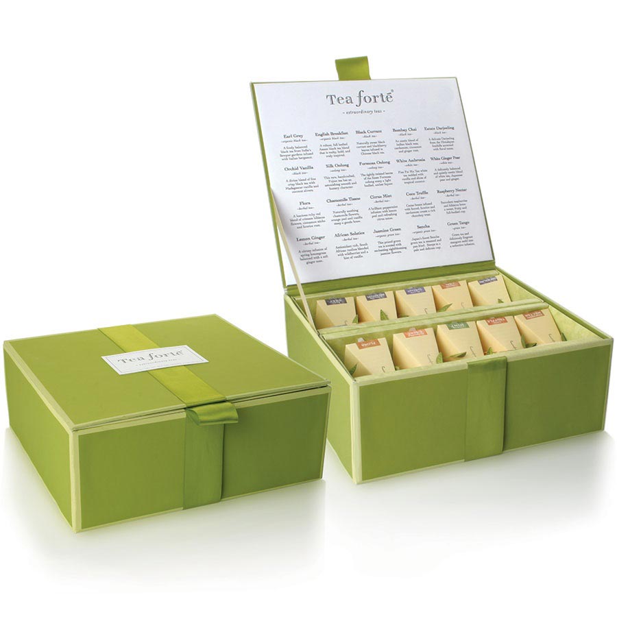 Tea Forte Tea Chest Collection Silken Infusers Tea Bags