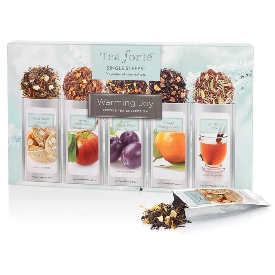 Tea Forte Warming Joy Sampler Loose Leaf Single Steeps