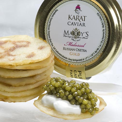 Osetra Karat Gold Caviar Gift Set  - Gourmet Food Store Photo [1]
