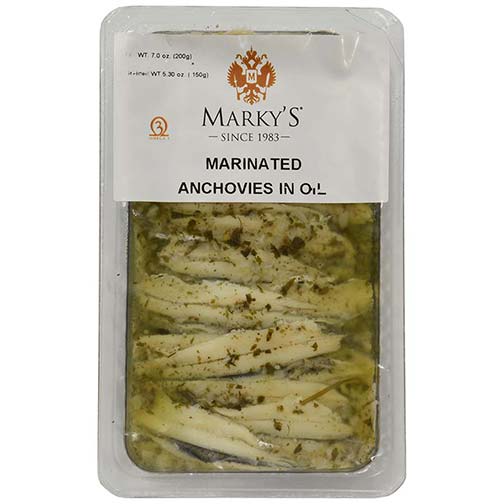 Anchovy Fillets Marinated in Oil and Vinegar