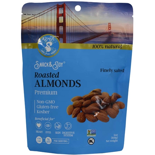 Premium Roasted Almonds Finely Salted Gourmet Food Store