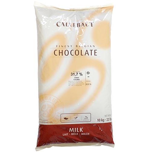 Belgian Milk Chocolate Baking Callets (Chips) - 31.7%