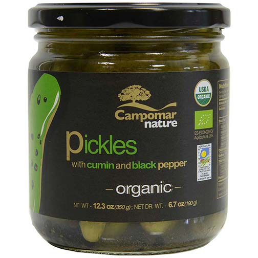 Pickles with Cumin and Black Pepper - Organic