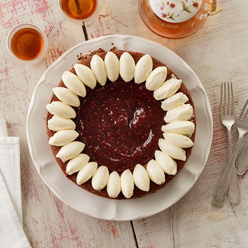 Chocolate Marquise Cake with Raspberry Jam Recipe Photo [1]