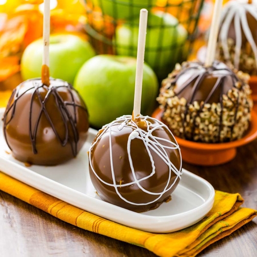 Chocolate Halloween Apples Recipe | Gourmet Food Store | Halloween Treat Idea Photo [1]