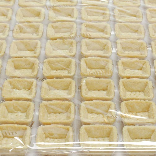 Square Pastry Tart Shells - Neutral - 1.5 Inch