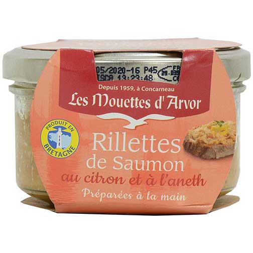 Salmon Rillettes with Lemon and Dill