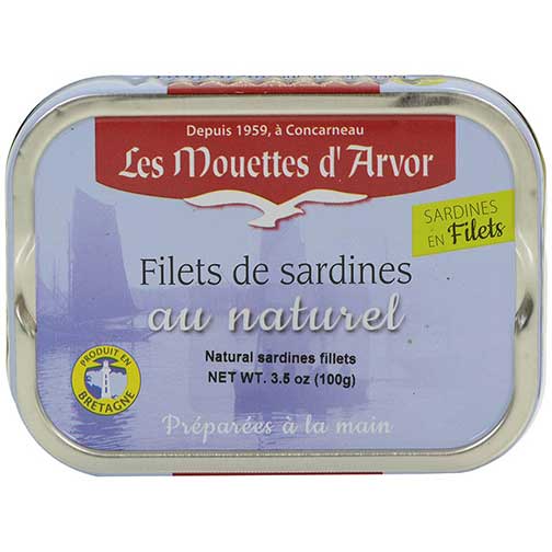 French Sardines Fillets Natural
