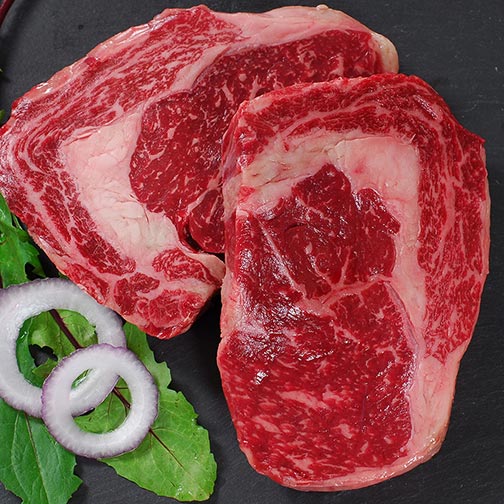 Wagyu Beef Rib Eye Steaks - MS 5/6 Photo [1]