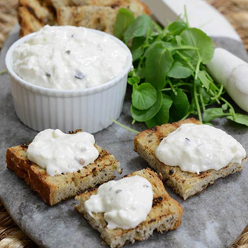 Fresh Stracciatella with Truffles Photo [1]