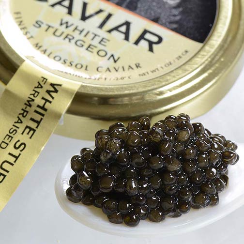 Italian White Sturgeon Caviar - Malossol, Farm Raised Photo [1]