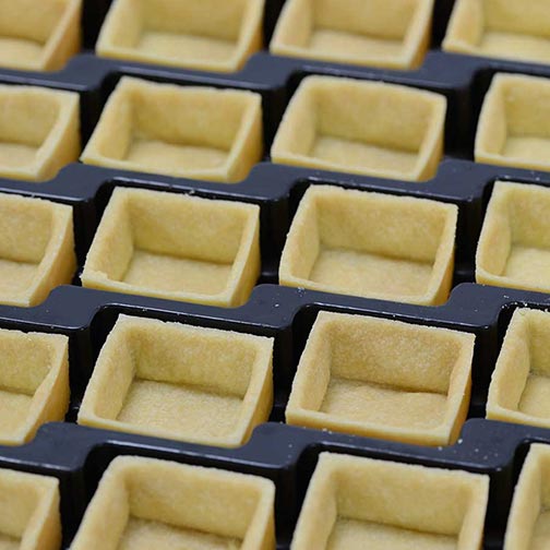 Mini Square Sweet Tartelettes - Butter 1.88"