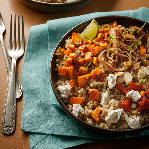 Easy Quinoa Squash Grain Bowl Recipe