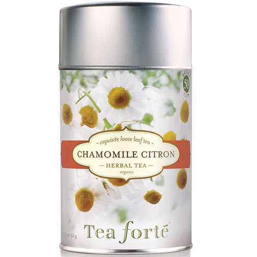 Tea Forte Chamomile Citron Herbal Tea - Loose Leaf Tea Canister